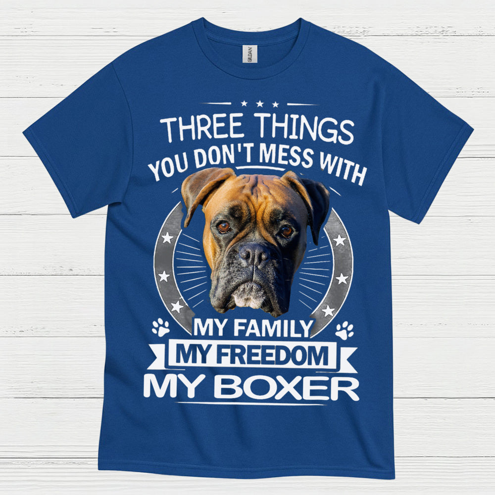 My Family My Freedom My Boxer T Shirt