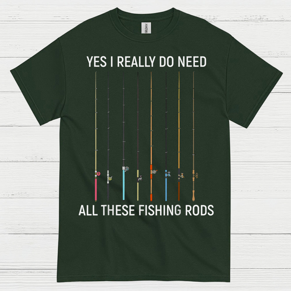 All These Fishing Rods T Shirt