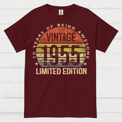 Vintage 1955 Limited Edition Birthday T Shirt