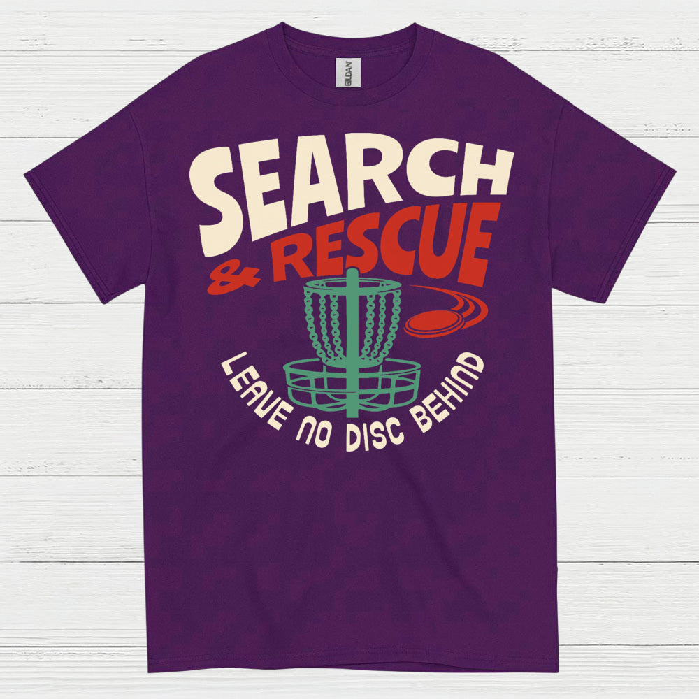Search And Rescue Disc Golf T Shirt