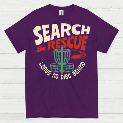 Search And Rescue Disc Golf T Shirt