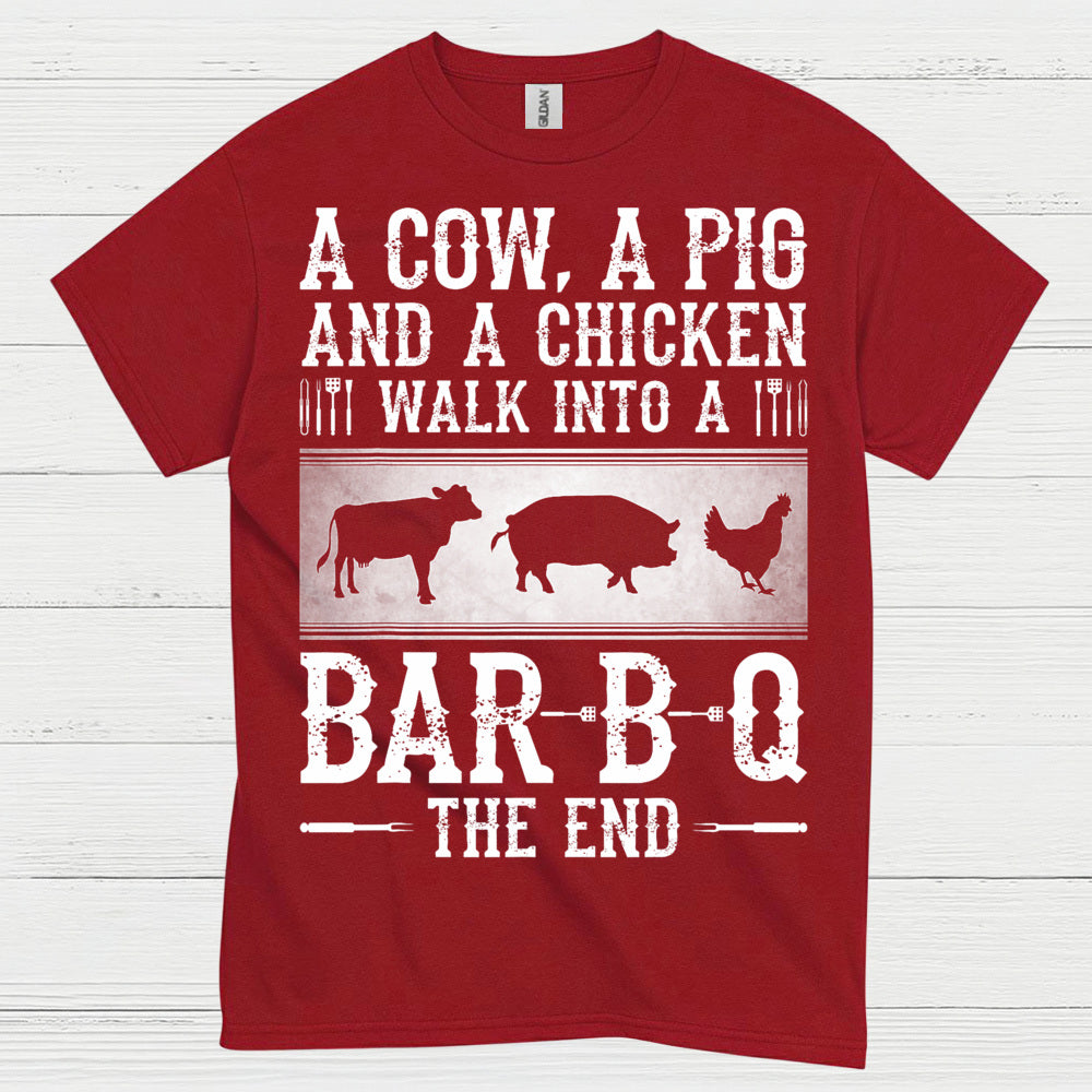 Cow Pig Chicken BarBQ T Shirt