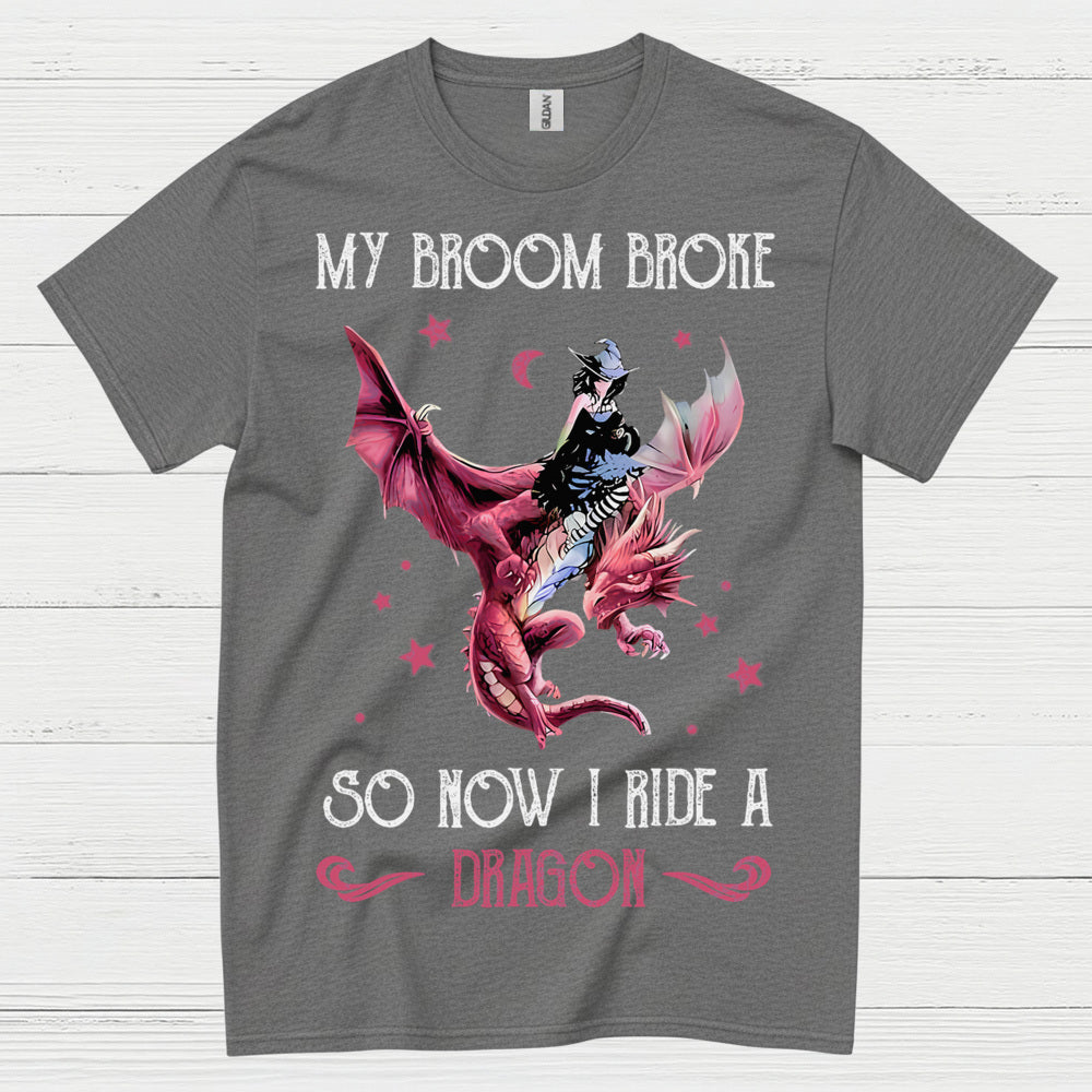 Witch Ride Dragon T Shirt