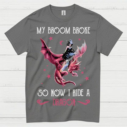Witch Ride Dragon T Shirt