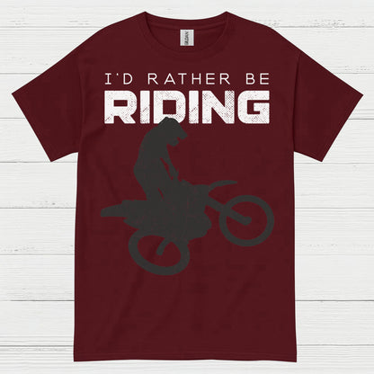 Id Rather Be Riding Dirt Bike T Shirt