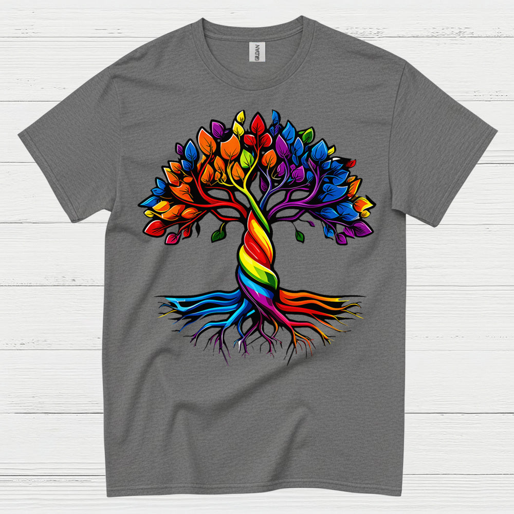 Rainbow Tree Of Life Pride T Shirt