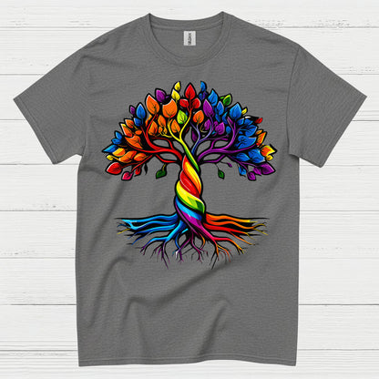 Rainbow Tree Of Life Pride T Shirt
