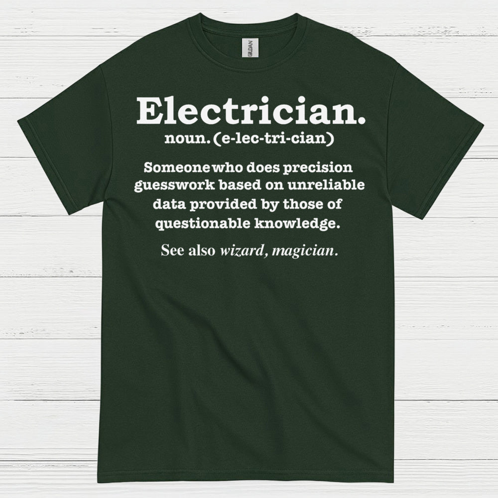 Electrician Definition Funny T Shirt