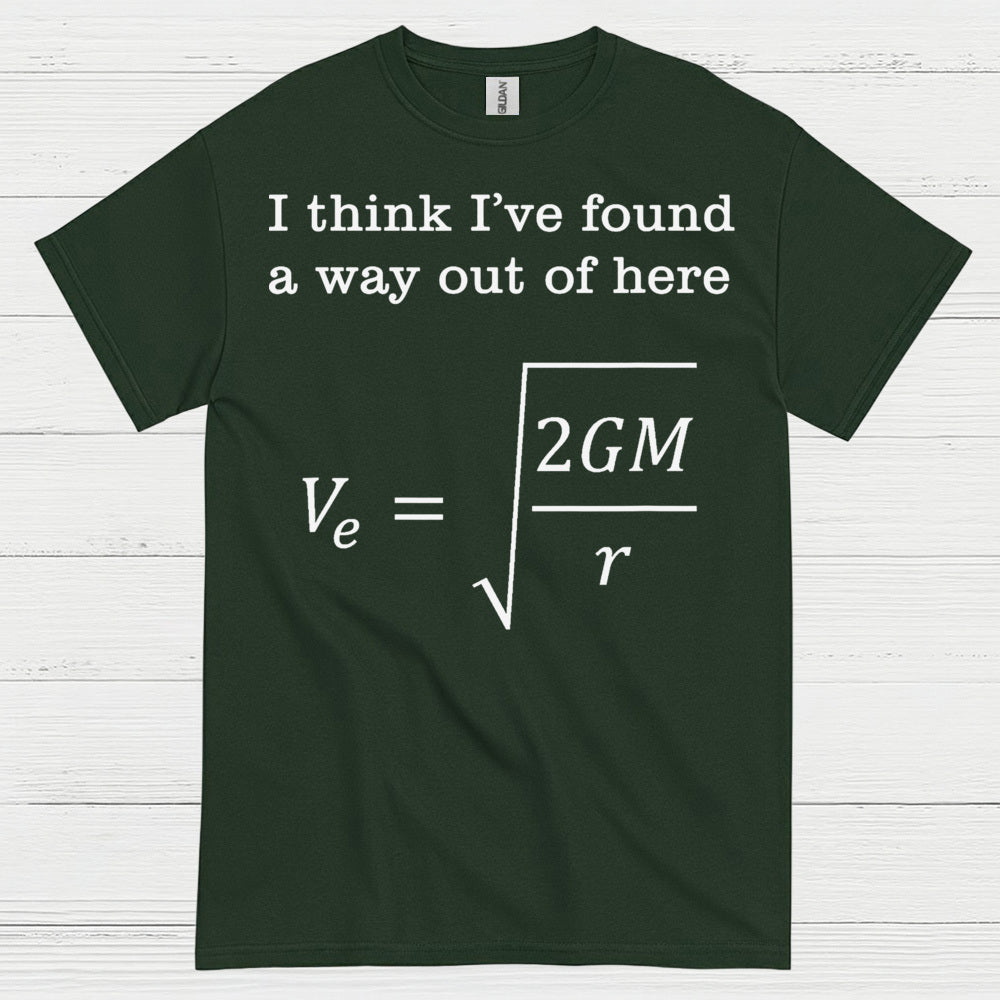 Escape Velocity Physics T Shirt