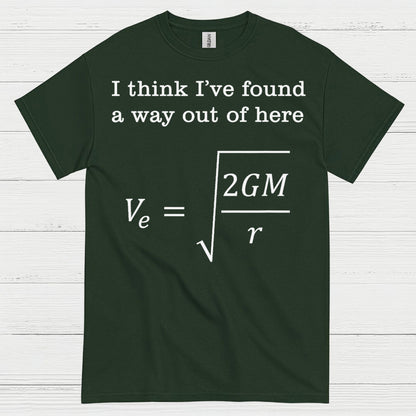 Escape Velocity Physics T Shirt