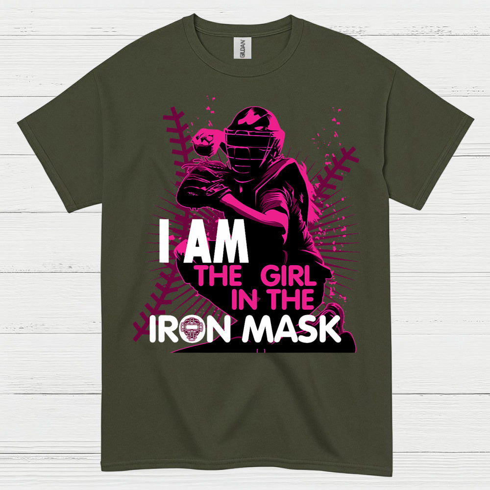 I Am The Girl In The Iron Mask Softball T Shirt