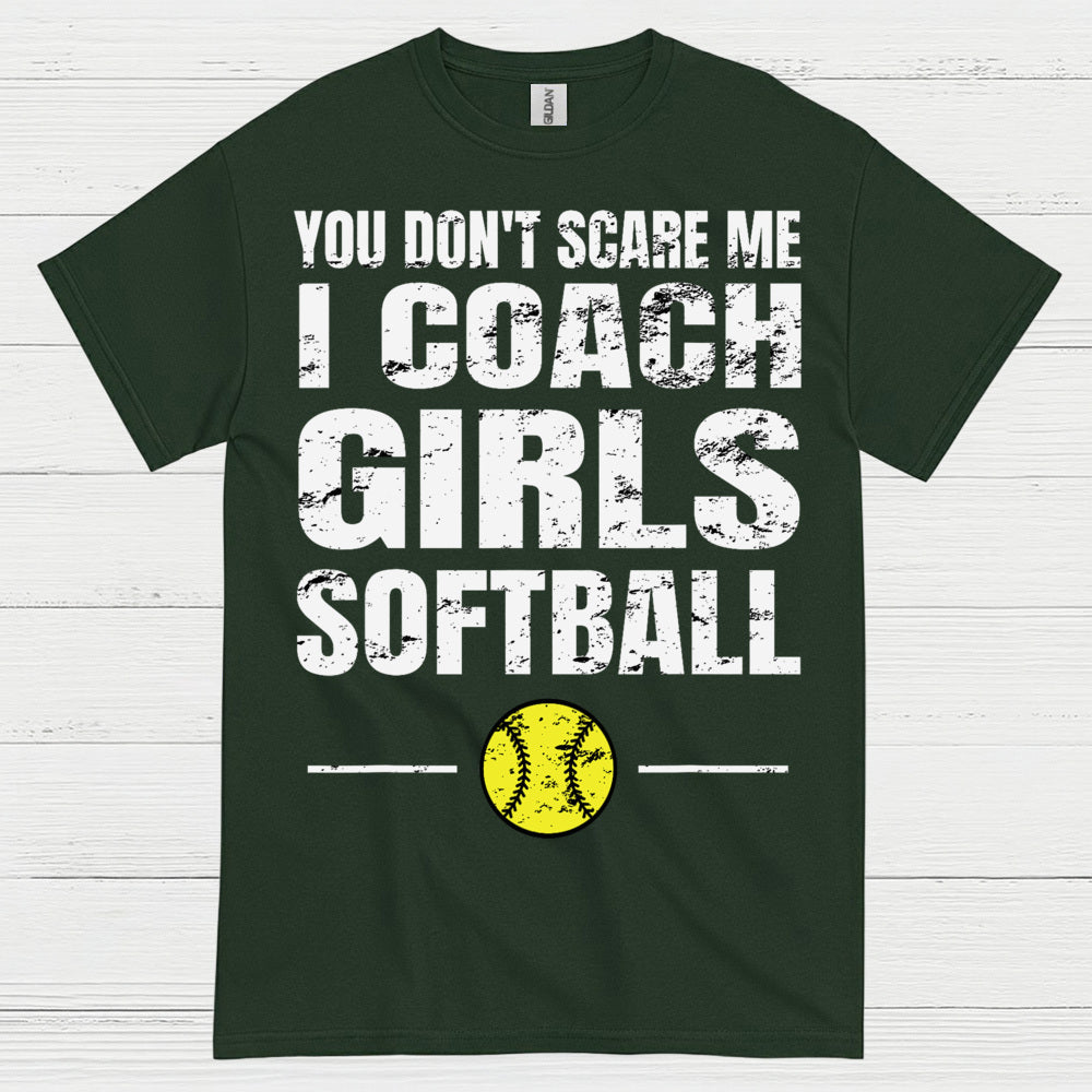 I Coach Girls Softball T Shirt