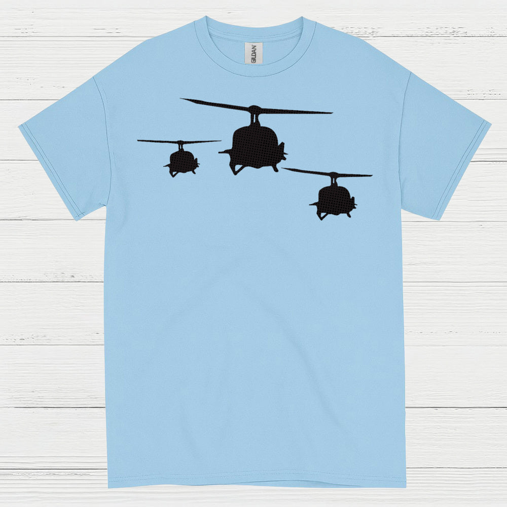 Military Helicopter Formation Aviation T Shirt