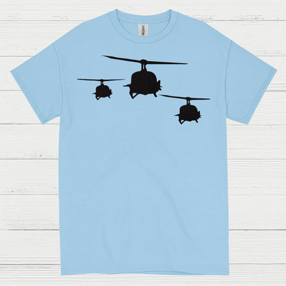 Military Helicopter Formation Aviation T Shirt