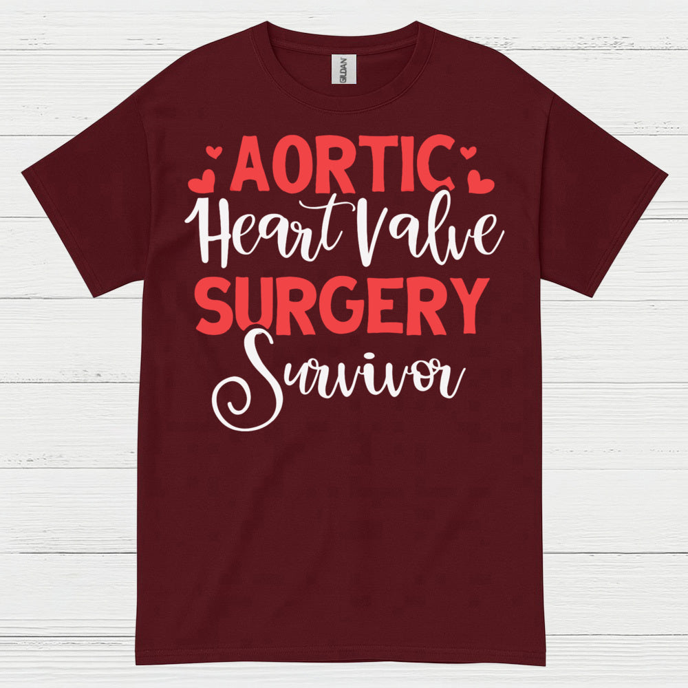 Aortic Heart Valve Surgery Survivor T Shirt
