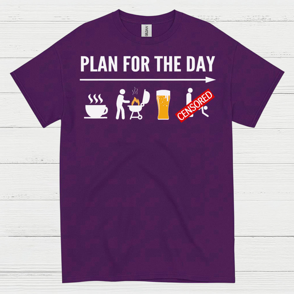 Plan For The Day BBQ T Shirt
