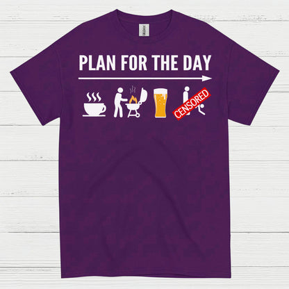 Plan For The Day BBQ T Shirt