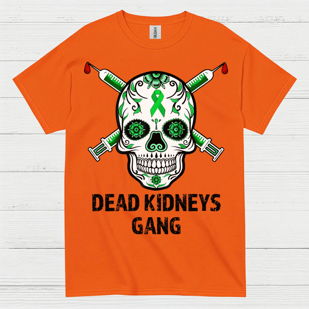 Dead Kidneys Gang Skull Awareness T Shirt