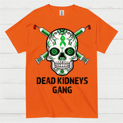 Dead Kidneys Gang Skull Awareness T Shirt