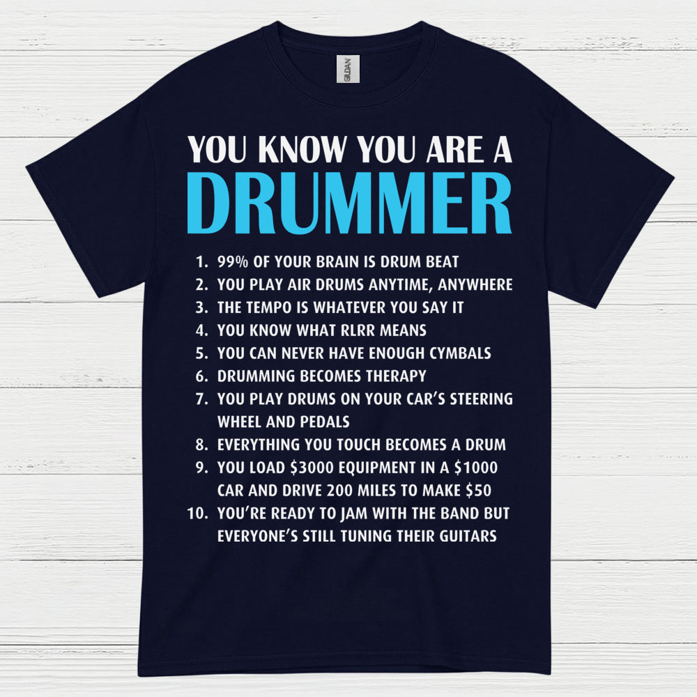 Living The Beat Drummer T Shirt