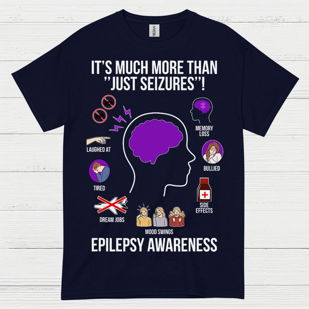 More Than Seizures Epilepsy Awareness T Shirt