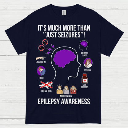 More Than Seizures Epilepsy Awareness T Shirt