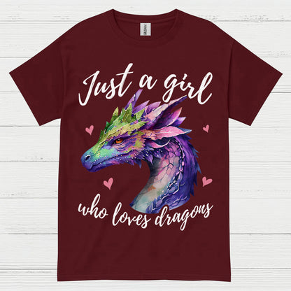 Dragon Lover Girl T Shirt