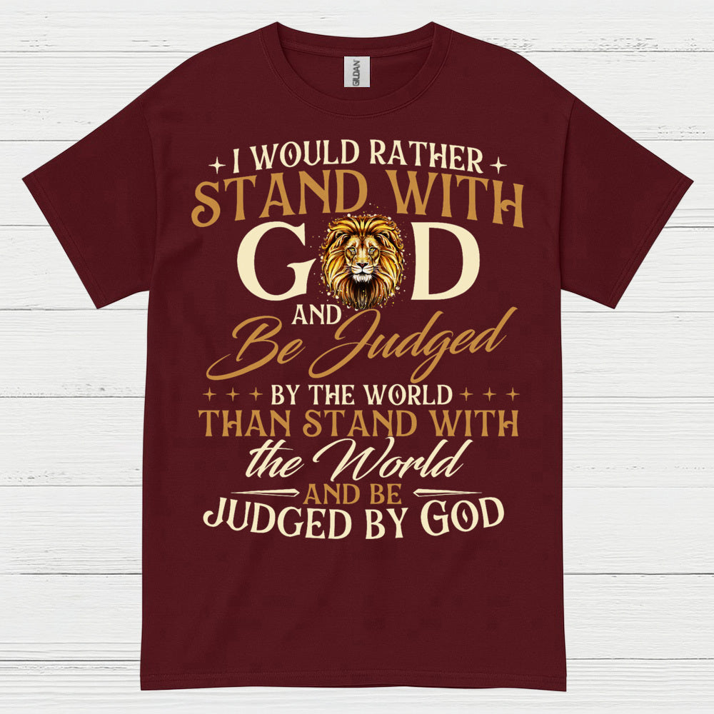 Stand With God Christian Faith T Shirt