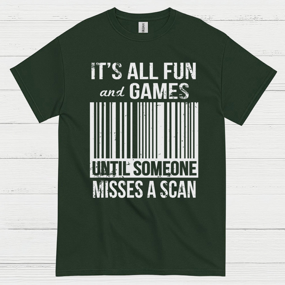 Misses A Scan Postal Worker T Shirt