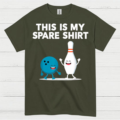 This Is My Spare Shirt Bowling T Shirt
