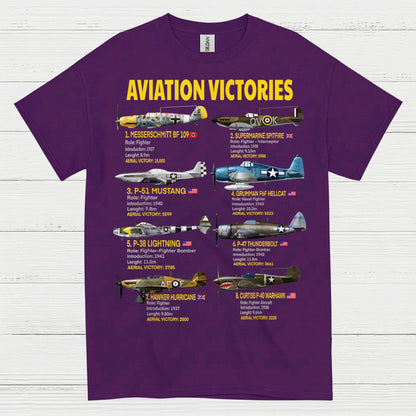 Aviation Victories WWII Fighter T Shirt