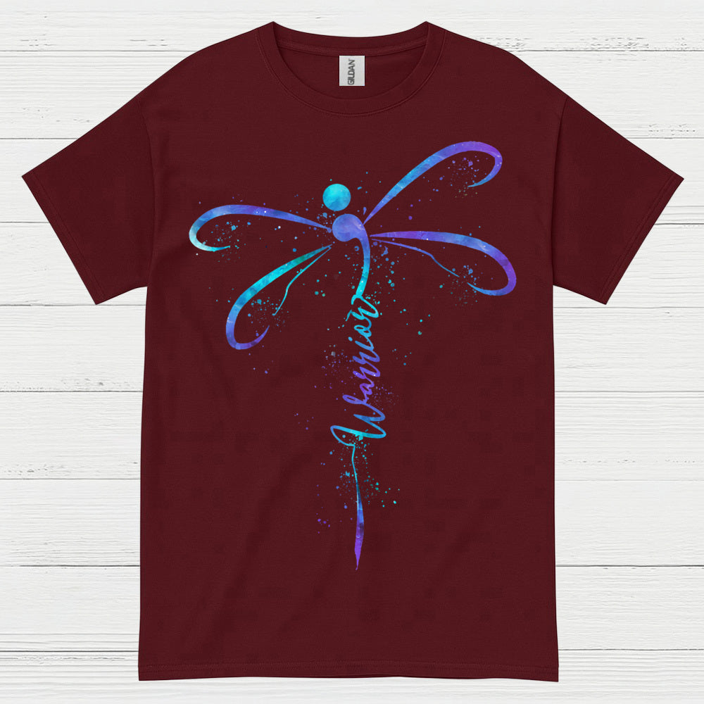 Semicolon Dragonfly Warrior T Shirt
