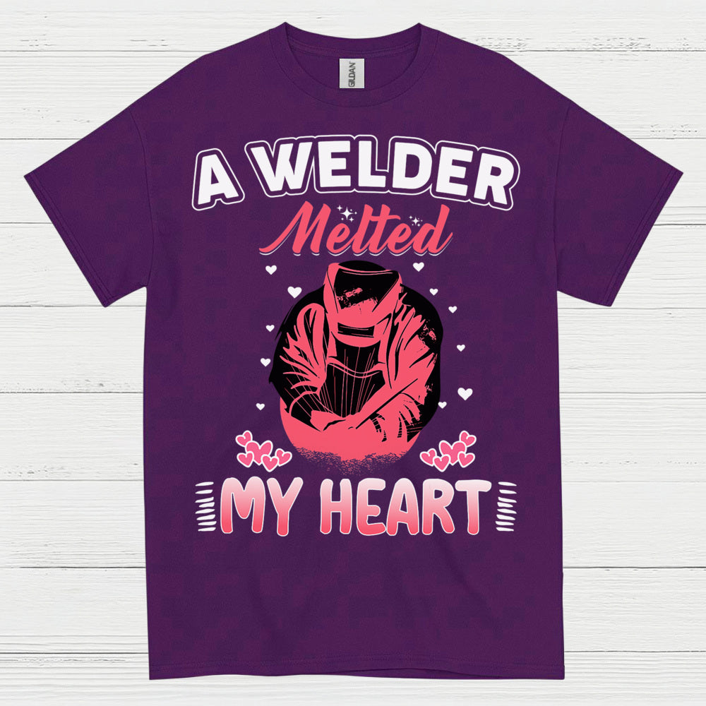 A Welder Melted My Heart T Shirt