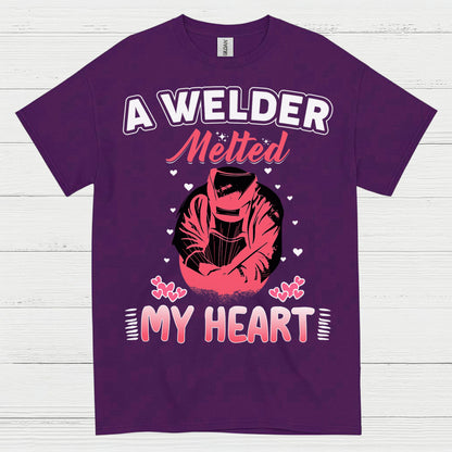 A Welder Melted My Heart T Shirt