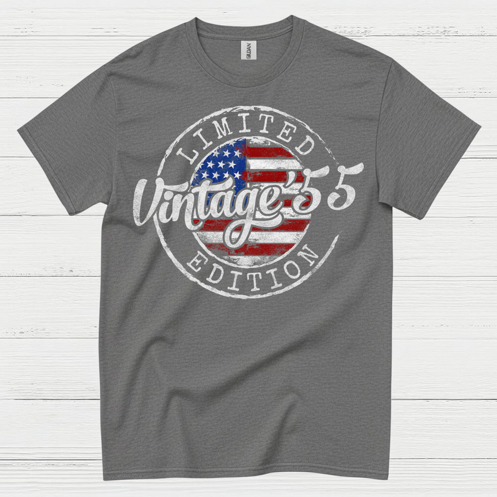Vintage 55 Limited Edition Birthday T Shirt