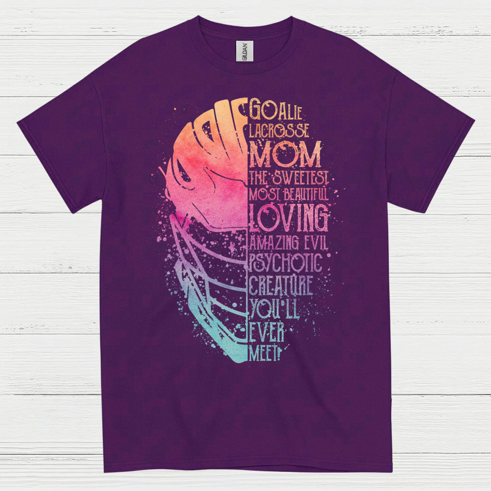 Goalie Lacrosse Mom Funny Family T Shirt
