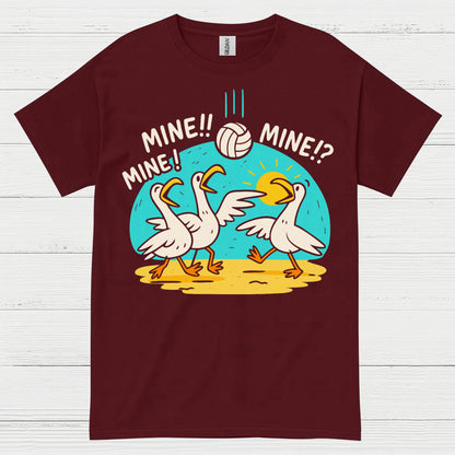 Mine Mine Mine Funny Goose Volleyball T Shirt