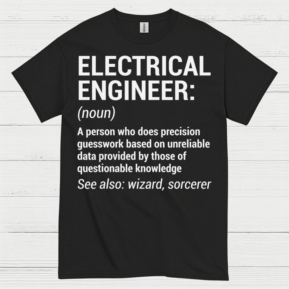 Electrical Wizard Engineer T Shirt
