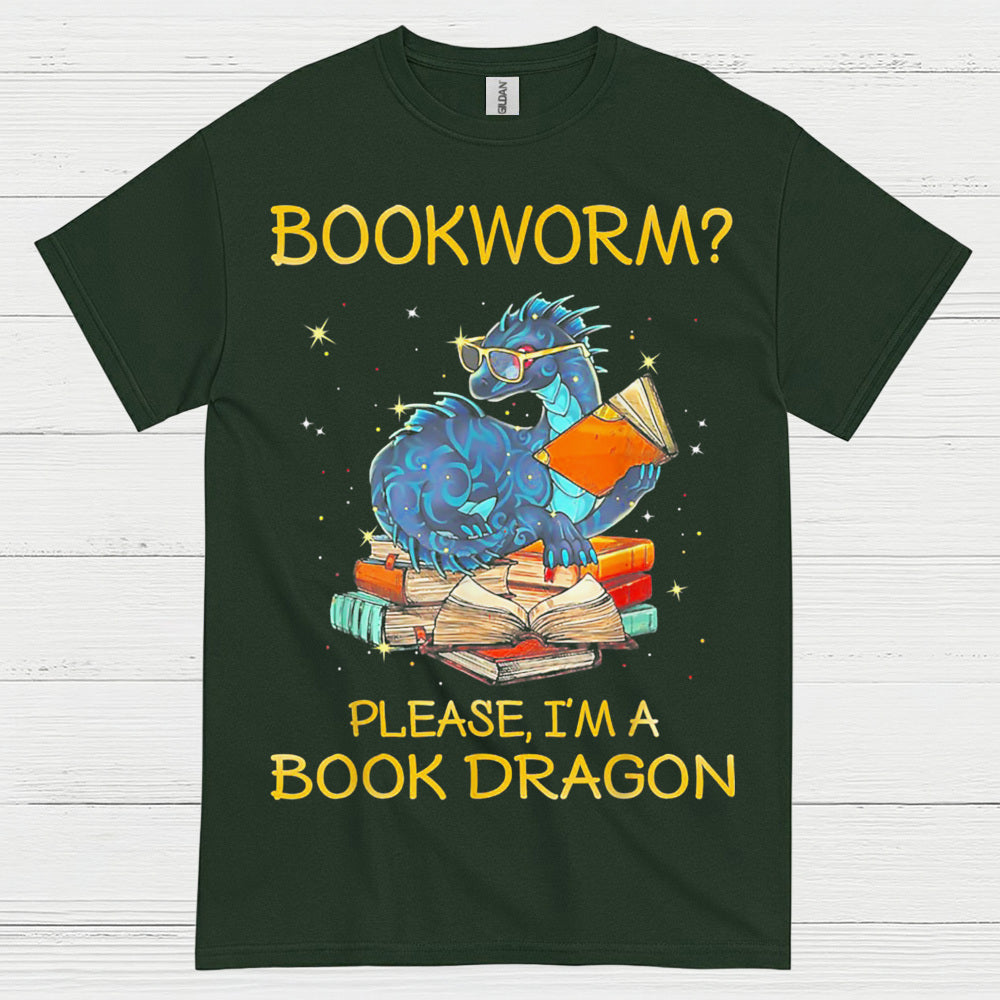 Not a Bookworm Dragon T Shirt