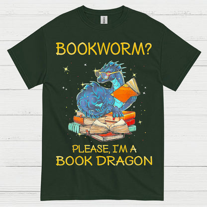 Not a Bookworm Dragon T Shirt