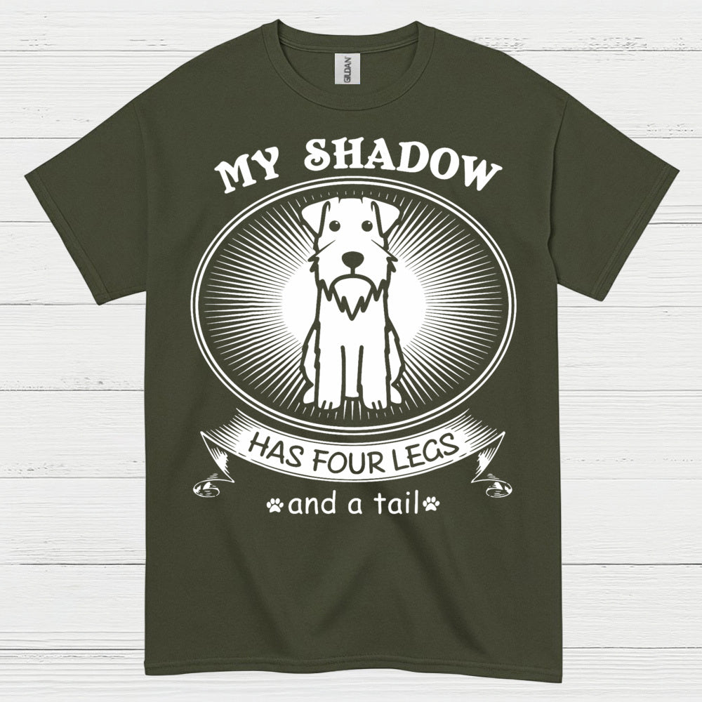 My Shadow Has Four Legs Dog Lover T Shirt