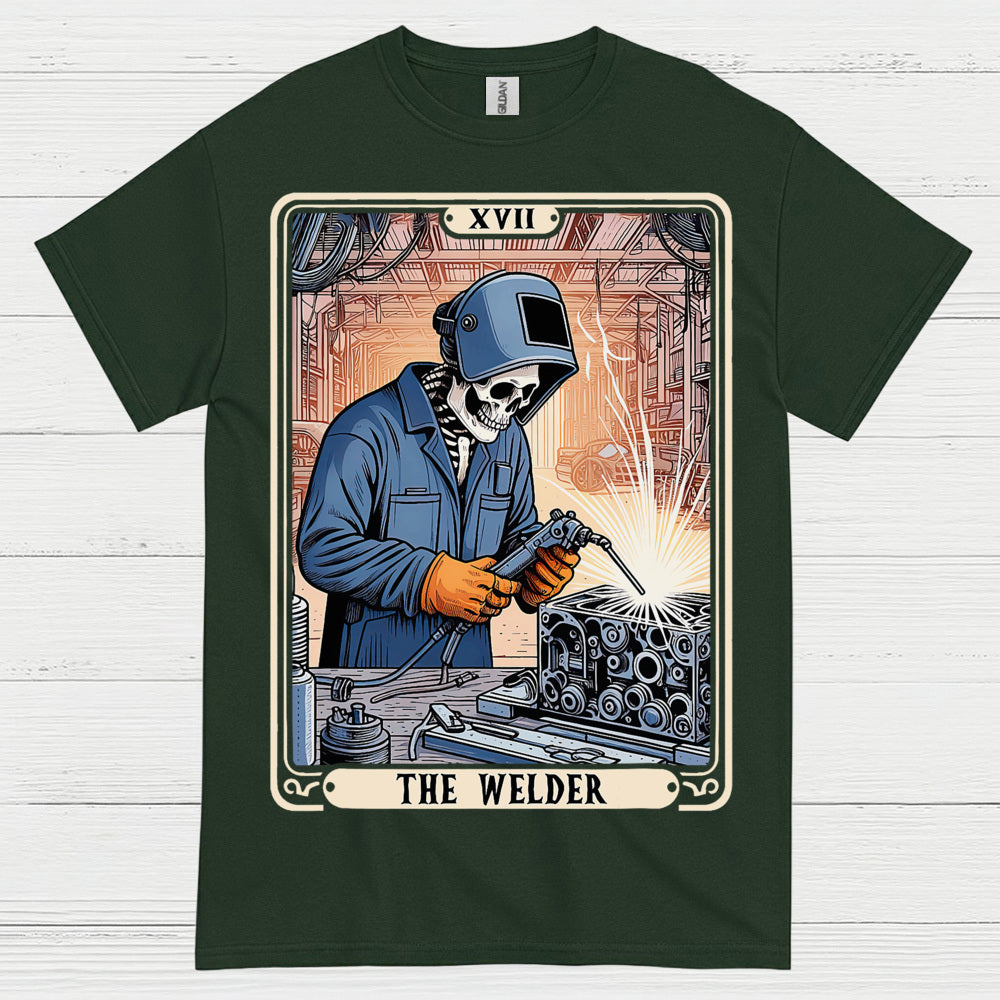 The Welder Tarot Card T Shirt