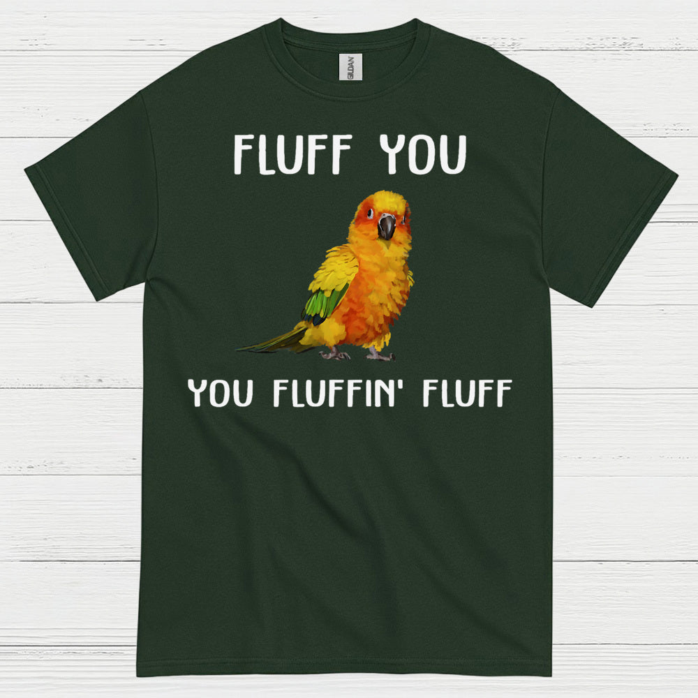 Fluff You Funny Parrot T Shirt