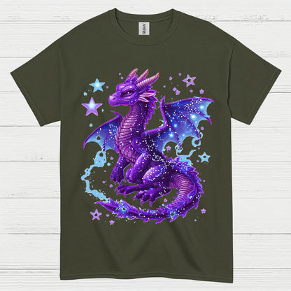 Galaxy Purple Dragon T Shirt