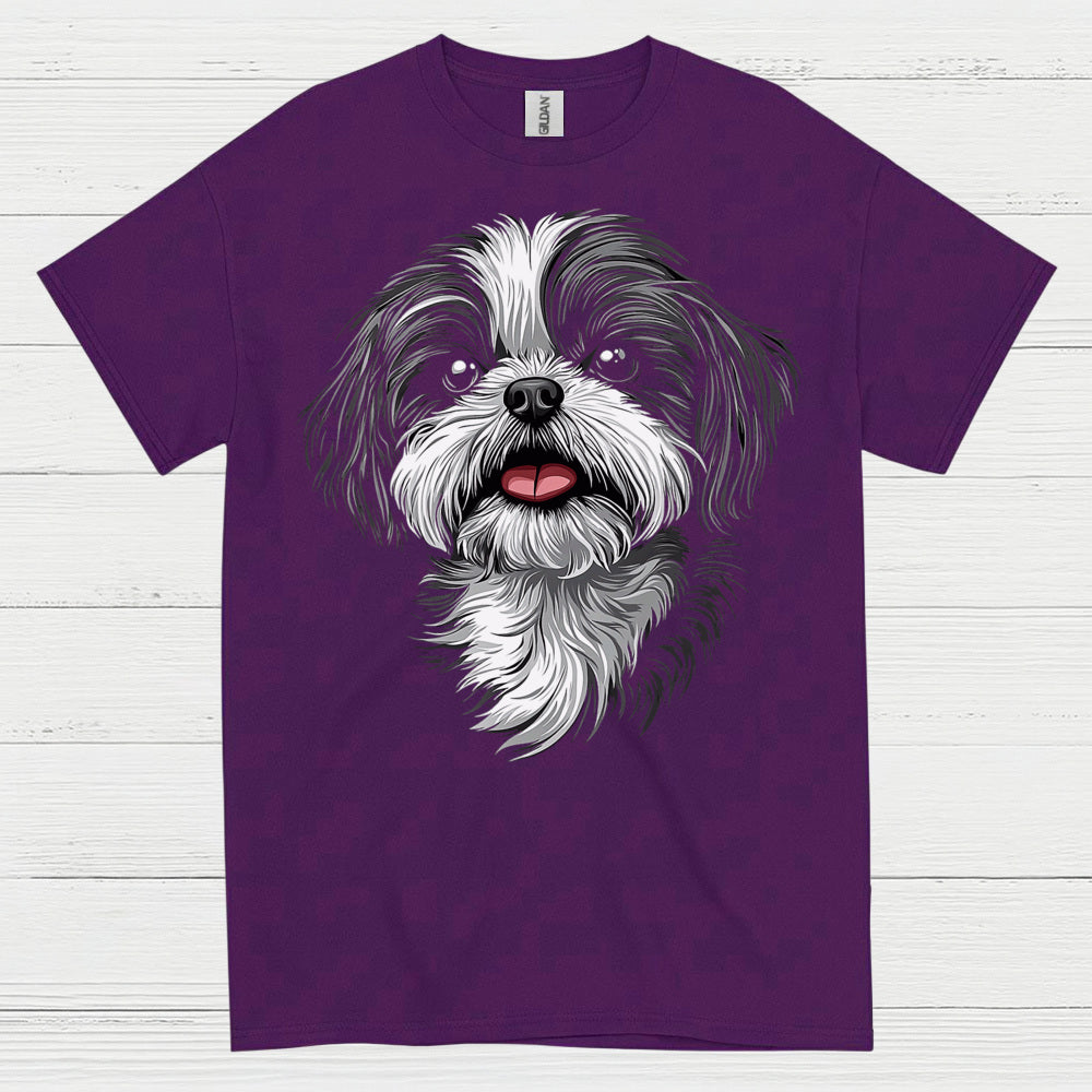 Cute Shih Tzu Portrait Graphic T Shirt