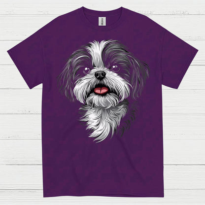 Cute Shih Tzu Portrait Graphic T Shirt
