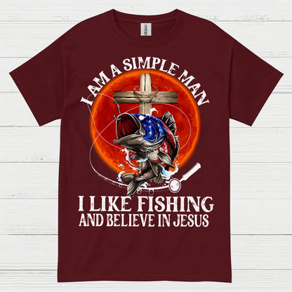 I Like Fishing And Believe In Jesus T Shirt
