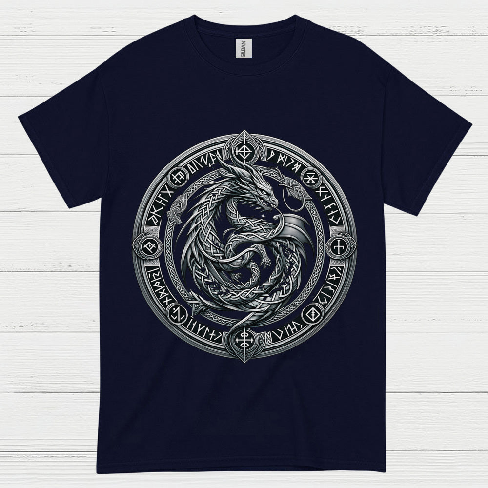 Celtic Dragon Circle T Shirt