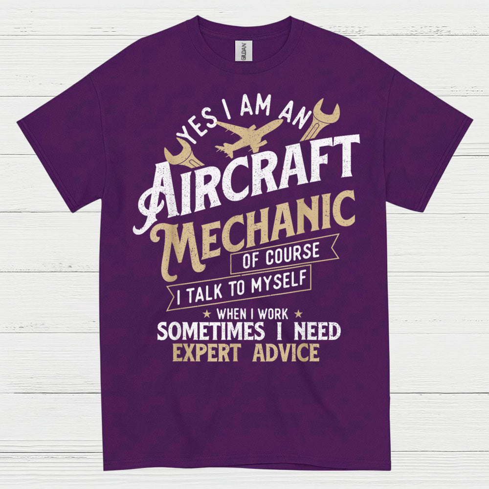 Funny Aircraft Mechanic Expert Advice T Shirt