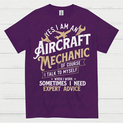 Funny Aircraft Mechanic Expert Advice T Shirt